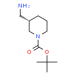 ChemSpider 2D Image | (S)-1-Boc-3-(Aminomethyl)piperidine | C11H22N2O2
