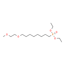 ChemSpider 2D Image | Diethyl [8-(2-methoxyethoxy)octyl]phosphonate | C15H33O5P