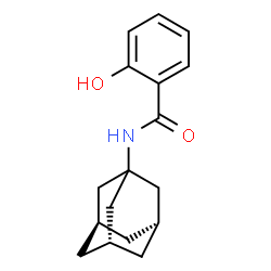 ChemSpider 2D Image | N-[(3s,5s,7s)-Adamantan-1-yl]-2-hydroxybenzamide | C17H21NO2