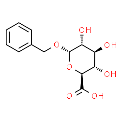 ChemSpider 2D Image | Benzyl alpha-D-glucopyranosiduronic acid | C13H16O7