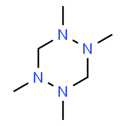 ChemSpider 2D Image | 1,2,4,5-Tetramethyl-1,2,4,5-tetrazinane | C6H16N4