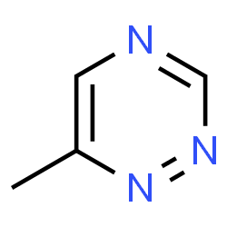 ChemSpider 2D Image | 6-Methyl-1,2,4-triazine | C4H5N3