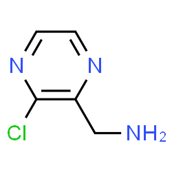 ChemSpider 2D Image | (3-chloropyrazin-2-yl)methanamine | C5H6ClN3