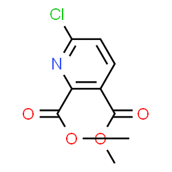 ChemSpider 2D Image | Dimethyl 6-chloro-2,3-pyridinedicarboxylate | C9H8ClNO4