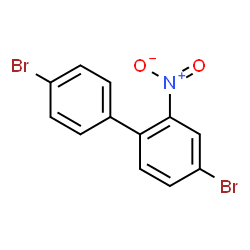 ChemSpider 2D Image | 4,4'-Dibromo-2-nitrobiphenyl | C12H7Br2NO2