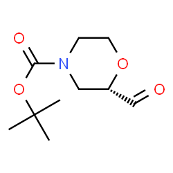 ChemSpider 2D Image | (S)-N-Boc-2-Morpholinecarbaldehyde | C10H17NO4