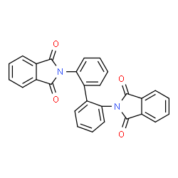 ChemSpider 2D Image | 2,2'-(2,2'-Biphenyldiyl)bis(1H-isoindole-1,3(2H)-dione) | C28H16N2O4