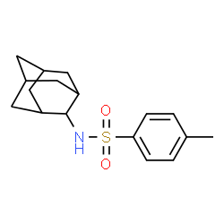 ChemSpider 2D Image | N-(Adamantan-2-yl)-4-methylbenzenesulfonamide | C17H23NO2S