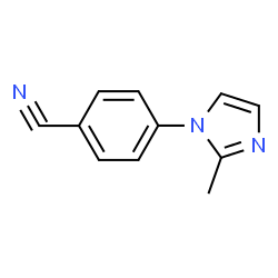 ChemSpider 2D Image | 4-(2-Methyl-1H-imidazol-1-yl)benzonitrile | C11H9N3
