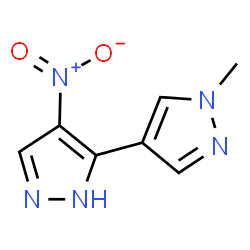ChemSpider 2D Image | 1'-methyl-4-nitro-1H-3,4'-bipyrazole | C7H7N5O2