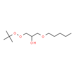 ChemSpider 2D Image | 1-(tert-Butyldioxy)-3-pentyloxy-2-propanol | C12H26O4