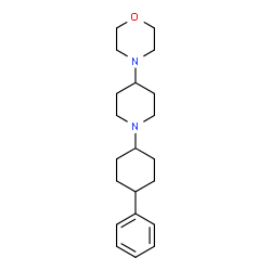 ChemSpider 2D Image | 4-[1-(4-Phenylcyclohexyl)-4-piperidinyl]morpholine | C21H32N2O