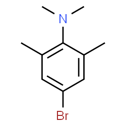 ChemSpider 2D Image | 4-Bromo-N,N,2,6-tetramethylaniline | C10H14BrN