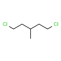 ChemSpider 2D Image | 1,5-Dichloro-3-methylpentane | C6H12Cl2