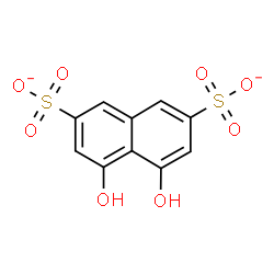 ChemSpider 2D Image | 4,5-Dihydroxy-2,7-naphthalenedisulfonate | C10H6O8S2