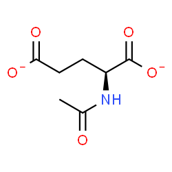 ChemSpider 2D Image | Acetyl-L-glutamate | C7H9NO5