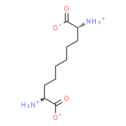 ChemSpider 2D Image | (2R,9R)-2,9-Diammoniodecanedioate | C10H20N2O4