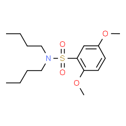 ChemSpider 2D Image | N,N-Dibutyl-2,5-dimethoxybenzenesulfonamide | C16H27NO4S