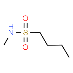 ChemSpider 2D Image | N-Methyl-1-butanesulfonamide | C5H13NO2S