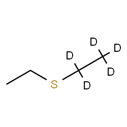 ChemSpider 2D Image | (Ethylsulfanyl)(~2~H_5_)ethane | C4H5D5S