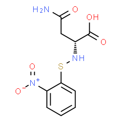 ChemSpider 2D Image | N~2~-[(2-Nitrophenyl)sulfanyl]-D-asparagine | C10H11N3O5S