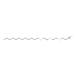 ChemSpider 2D Image | 3-{2-[2-(Dodecyloxy)ethoxy]ethoxy}propanenitrile | C19H37NO3