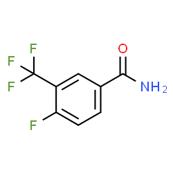 ChemSpider 2D Image | 4-Fluoro-3-(trifluoromethyl)benzamide | C8H5F4NO