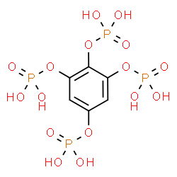 ChemSpider 2D Image | Benzene-1,2,3,5-tetrayl tetrakis[dihydrogen (phosphate)] | C6H10O16P4