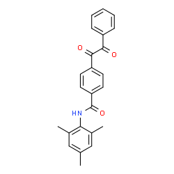 ChemSpider 2D Image | N-Mesityl-4-[oxo(phenyl)acetyl]benzamide | C24H21NO3