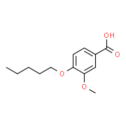 ChemSpider 2D Image | 3-Methoxy-4-(pentyloxy)benzoic acid | C13H18O4