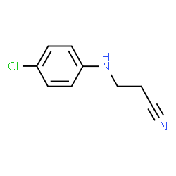 ChemSpider 2D Image | 3-(4-CHLOROANILINO)PROPIONITRILE | C9H9ClN2