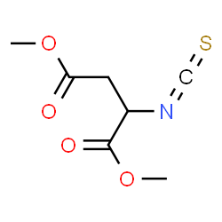 ChemSpider 2D Image | Dimethyl isothiocyanatosuccinate | C7H9NO4S