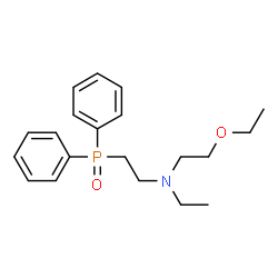 ChemSpider 2D Image | 2-(Diphenylphosphoryl)-N-(2-ethoxyethyl)-N-ethylethanamine | C20H28NO2P