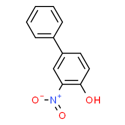ChemSpider 2D Image | 3-Nitro-4-biphenylol | C12H9NO3
