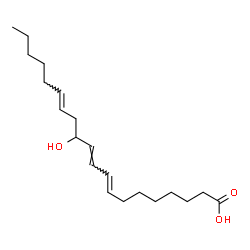 ChemSpider 2D Image | (8E,10E,14E)-12-Hydroxy-8,10,14-icosatrienoic acid | C20H34O3