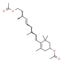 ChemSpider 2D Image | 3-Acetoxy-O~15~-acetylretinol | C24H34O4