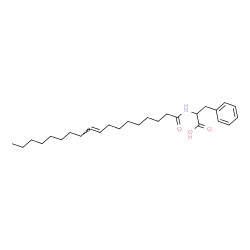 ChemSpider 2D Image | N-[(9E)-9-Octadecenoyl]phenylalanine | C27H43NO3