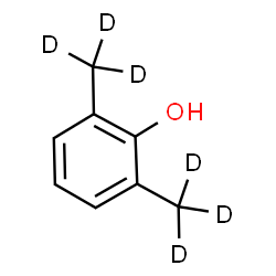 ChemSpider 2D Image | 2,6-Bis[(~2~H_3_)methyl]phenol | C8H4D6O
