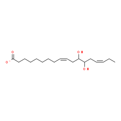 ChemSpider 2D Image | (9Z,15Z)-12,13-Dihydroxy-9,15-octadecadienoate | C18H31O4