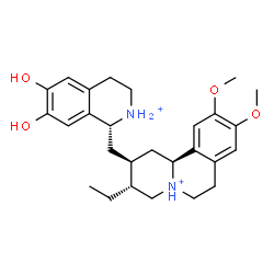 ChemSpider 2D Image | 6',7'-Dihydroxy-10,11-dimethoxyemetan-2',5-diium | C27H38N2O4