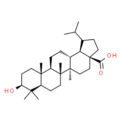 ChemSpider 2D Image | (3beta,19xi)-3-Hydroxylupan-28-oic acid | C30H50O3