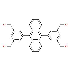 ChemSpider 2D Image | 5,5'-(9,10-Anthracenediyl)diisophthalaldehyde | C30H18O4