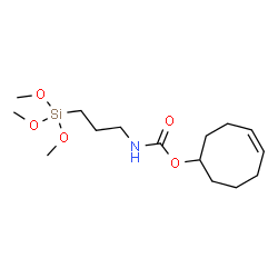 ChemSpider 2D Image | (4Z)-4-Cycloocten-1-yl [3-(trimethoxysilyl)propyl]carbamate | C15H29NO5Si