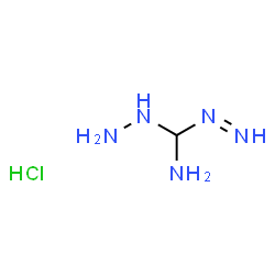 ChemSpider 2D Image | 1-Diazenyl-1-hydrazinomethanamine hydrochloride (1:1) | CH8ClN5
