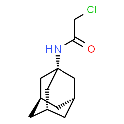 ChemSpider 2D Image | N-[(3s,5s,7s)-Adamantan-1-yl]-2-chloroacetamide | C12H18ClNO
