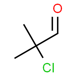 ChemSpider 2D Image | 2-Chloroisobutyraldehyde | C4H7ClO