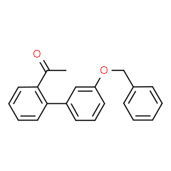 ChemSpider 2D Image | 1-[3'-(Benzyloxy)-2-biphenylyl]ethanone | C21H18O2
