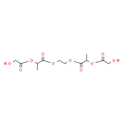 ChemSpider 2D Image | 1,2-Ethanediyl bis[2-(glycoloyloxy)propanoate] | C12H18O10