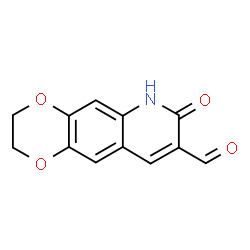ChemSpider 2D Image | 7-oxo-2H,3H,6H-[1,4]dioxino[2,3-g]quinoline-8-carbaldehyde | C12H9NO4
