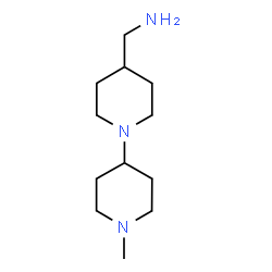 ChemSpider 2D Image | (1'-Methyl-[1,4'-bipiperidin]-4-yl)methanamine | C12H25N3
